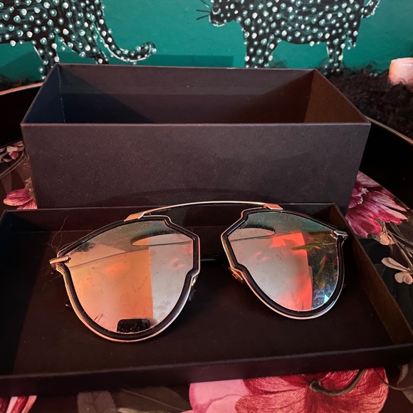 Christian Dior So Real Rise Sunglasses Black Gold - Picture 2 of 14